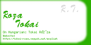 roza tokai business card
